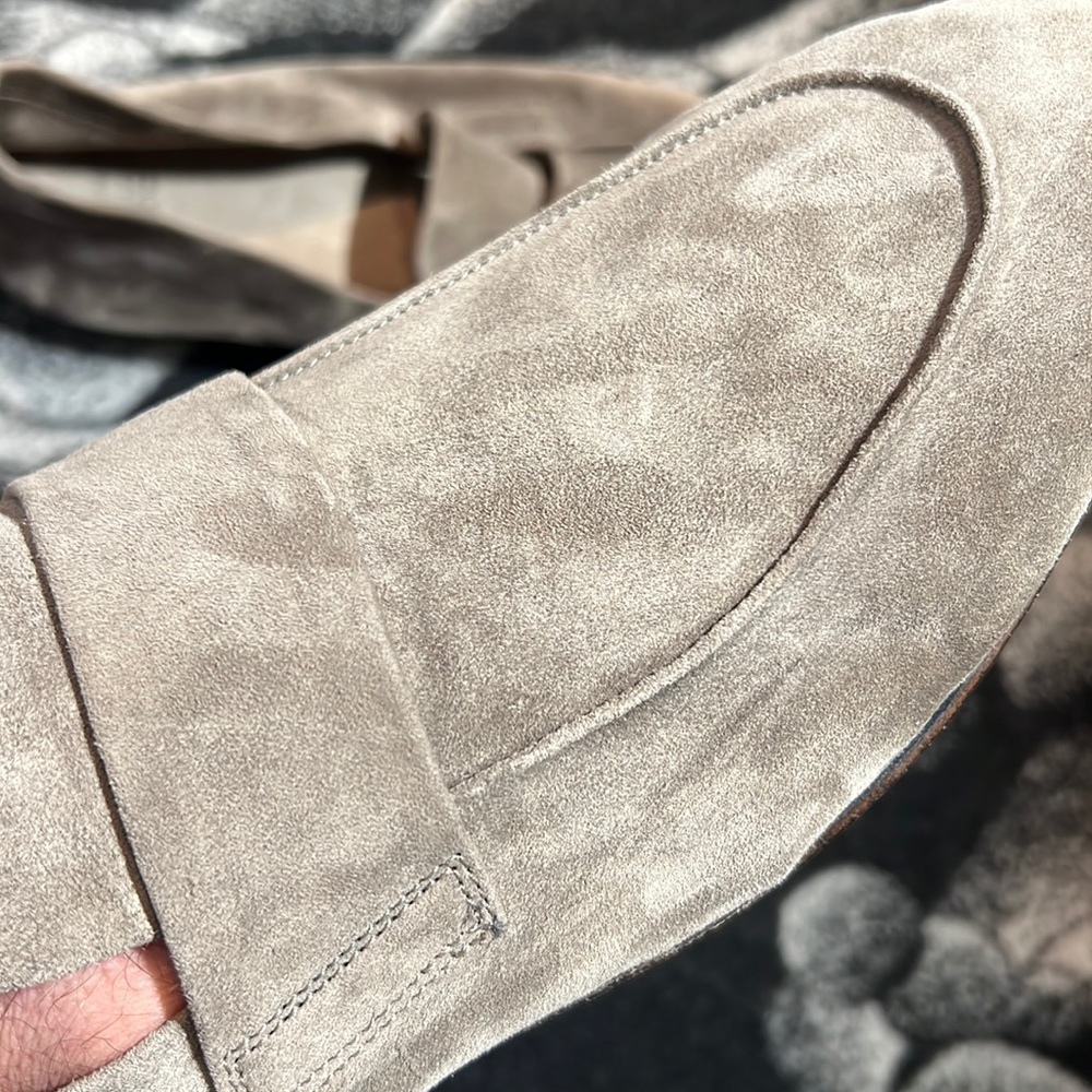 Officine Creative - Buttery soft and supple gray suede soft structure loafers.